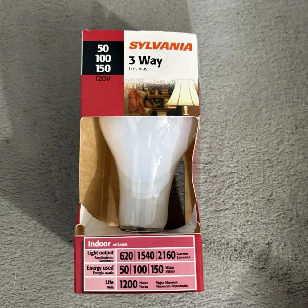 3-way lamp 50/100/150 Watts, not LED